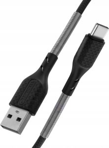 Kabel USB ForCell USB-A - USB-C 1 m Czarny 3