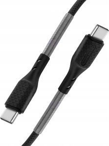 Kabel USB ForCell USB-C - USB-C 1 m Czarny 2