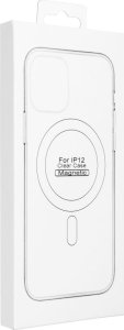 OEM Futerał CLEAR MAG COVER z ochroną aparatu kompatybilny z MagSafe do IPHONE 12 transparentny 11