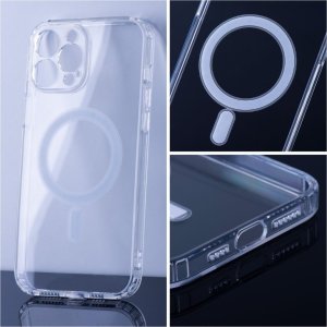 OEM Futerał CLEAR MAG COVER z ochroną aparatu kompatybilny z MagSafe do IPHONE 12 transparentny 4