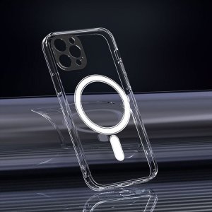 OEM Futerał CLEAR MAG COVER z ochroną aparatu kompatybilny z MagSafe do IPHONE 12 transparentny 8
