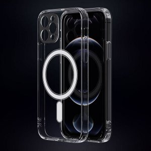 OEM Futerał CLEAR MAG COVER z ochroną aparatu kompatybilny z MagSafe do IPHONE 12 transparentny 9