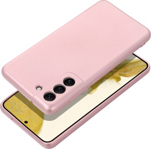 OEM Futerał METALLIC do SAMSUNG A52 5G / A52 LTE ( 4G ) / A52S różowy 3