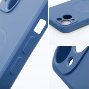 OEM Futerał SILICONE MAG COVER kompatybilny z MagSafe do IPHONE 12 Mini niebieski 9