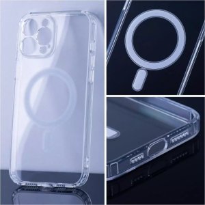 OEM Futerał CLEAR MAG COVER z ochroną aparatu kompatybilny z MagSafe do IPHONE 14 Pro transparentny 1