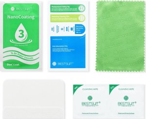 Bestsuit Szkło hybrydowe Bestsuit Flexible 5D Full Glue do Samsung Galaxy S23 Ultra czarny (Hot Bending) - działający czytnik 5