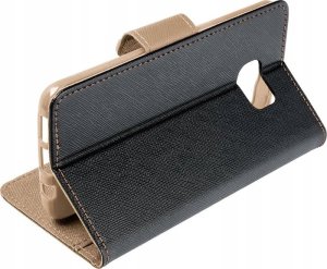 OEM Kabura FANCY Book do SAMSUNG A14 4G / A14 5G czarno złoty 5