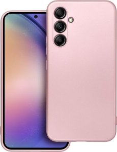 OEM Futerał METALLIC do SAMSUNG A54 5G różowy 1