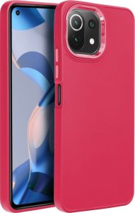OEM Futerał FRAME do XIAOMI Mi 11 Lite 5G / Mi 11 Lite LTE ( 4G ) / Mi 11 Lite NE magenta 2