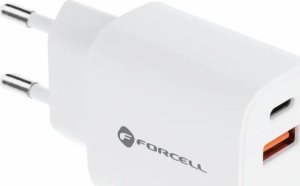 Ładowarka ForCell FORCELL F-ENERGY TFK-TC-30WPD ładowarka sieciowa Typ C + USB A PD QC4.0 3A 30W biała 6