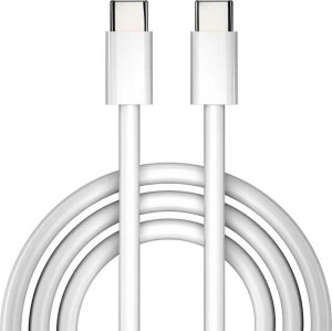 Kabel USB OEM USB-C - USB-C 1 m Biały (5903396204463) 2