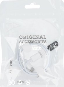 Kabel USB OEM USB-C - USB-C 1 m Biały (5903396204463) 5
