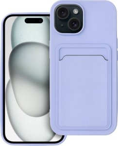 OEM Futerał CARD CASE do IPHONE 15 fioletowy 1