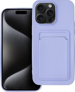 OEM Futerał CARD CASE do IPHONE 15 Pro Max fioletowy 1