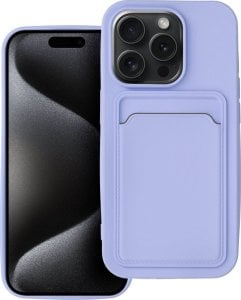 OEM Futerał CARD CASE do IPHONE 15 Pro fioletowy 1