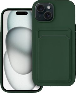 OEM Futerał CARD CASE do IPHONE 15 zielony 1