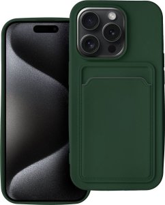 OEM Futerał CARD CASE do IPHONE 15 Pro zielony 1