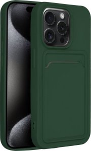 OEM Futerał CARD CASE do IPHONE 15 Pro zielony 2