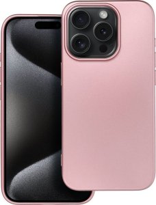 OEM Futerał METALLIC do IPHONE 15 Pro różowy 1