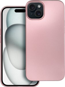 OEM Futerał METALLIC do IPHONE 15 Plus różowy 1