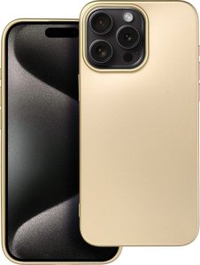 OEM Futerał METALLIC do IPHONE 15 Pro Max złoty 1