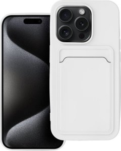 OEM Futerał CARD CASE do IPHONE 15 Pro biały 1