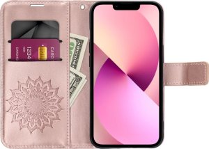 OEM Kabura MEZZO Book do XIAOMI Redmi 12 4G / 12 5G mandala złoty róż 4