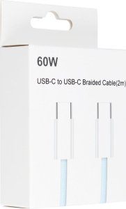 Kabel USB OEM USB-C - USB-C 2 m Niebieski 3