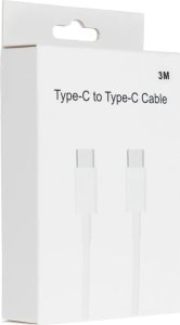 Kabel USB OEM USB-C - USB-C 3 m Biały 2