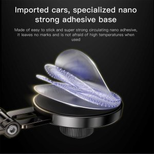 ForCell FORCELL F-Grip IronSecure uchwyt samochodowy do szyby/deski magnetyczny czarny 6