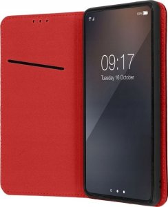 OEM Kabura SMART PRO Book skórzana do XIAOMI Redmi Note 13 5G bordowy 4