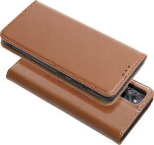 OEM Kabura SMART PRO Book skórzana do XIAOMI Redmi Note 13 Pro 4G / POCO M6 Pro 4G brązowy 8