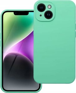 OEM Futerał SILICONE 2mm do IPHONE 14 miętowy 1