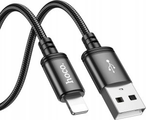 Kabel USB Hoco USB-A - Lightning 3 m Czarny 3