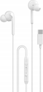 Słuchawki Dudao Słuchawki Dudao X3C+ przewodowe USB-C dokanałowe 1.2m - białe 1