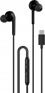 Słuchawki Dudao Słuchawki Dudao X3C+ przewodowe USB-C dokanałowe 1.2m - czarne 1