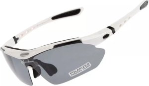RockBros Okulary rowerowe Rockbros 10002 polaryzujące - białe 3
