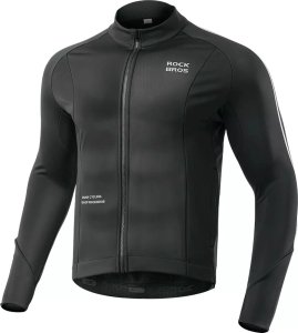 RockBros Koszulka kolarska Rockbros 15400002005 z długim rękawem jesień/zima XXL - czarna 3