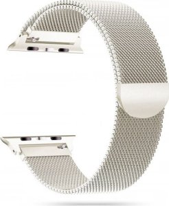 Tech-Protect Pasek Tech-Protect MilaneseBand na Apple Watch 4 / 5 / 6 / 7 / 8 / 9 / SE / Ultra 1 / 2 (42/44/45/49 mm) - beżowy 1