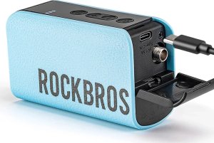 RockBros Pompka elektryczna 42520006001 z cyfrowym wyświetlaczem do opon / piłek / balonów - niebieska 4