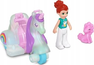 Figurka Mattel Figurki Polly Pocket Pollyville Motocykl Jednorożec Mattel 1