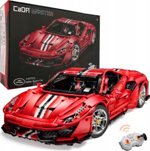 Cada Klocki konstrukcyjne CaDA Master 3187 el. Auto Sportowe dla dzieci 14+ Zdalnie sterowany Model 1:8 + Światła LED 7
