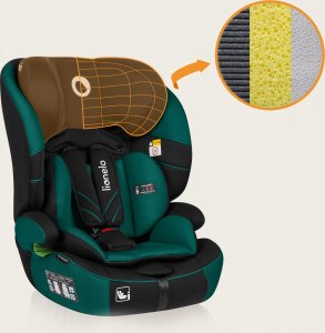 Fotelik samochodowy Lionelo Fotelik samochodowy Levi One I-Size green forest 76-150 cm Lionelo 5
