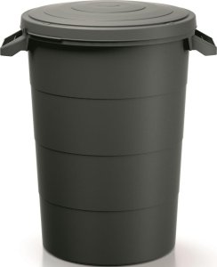 Prosperplast KOSZ POJEMNIK OGRODOWY SMOOTH 80L CZARNY RECYKLING KEDEN 2