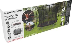 Dunlop TRAMPOLINA DUNLOP PREMIUM Z SIATKĄ WEWNETRZNĄ fi244cm 5