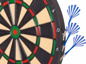 Enero DART ELEKTRONICZNY Z WYŚWIETLACZEM KLASYCZNY TARCZA 43 CM GRA RODZINNA 1051611 5