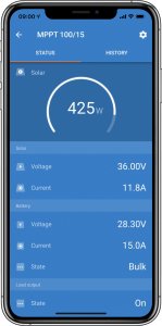 Ładowarka solarna Victron Energy Victron Energy Regulator ładowania Blue Solar MPPT 75V/15A 7