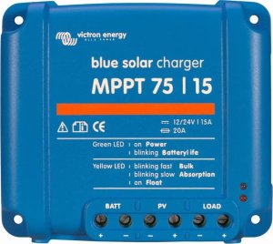 Ładowarka solarna Victron Energy Victron Energy Regulator ładowania Blue Solar MPPT 75V/15A 8