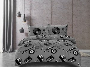 estilex Pościel Młodzieżowa 160X200 Music 2301 3