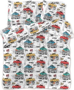 estilex Pościel Z Mikrofibry 160X200 Samochody Monster Truck 2510 1